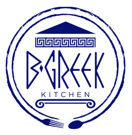 b greek kitchen logo